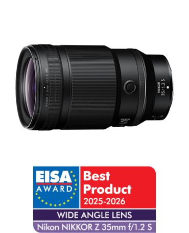 Prmio "Wide Angle Lens" 2025-2026 obtido pela NIKKOR Z 35mm f/1.2 S da Nikon