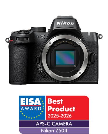Prmio "APS-C CAMERA" 2025-2026 obtido pela Nikon Z50II