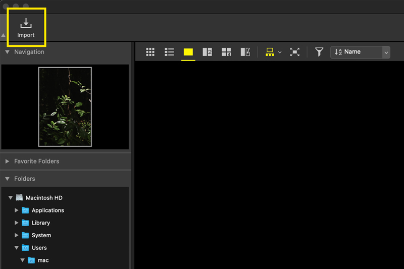 Como importar para o NX Studio
