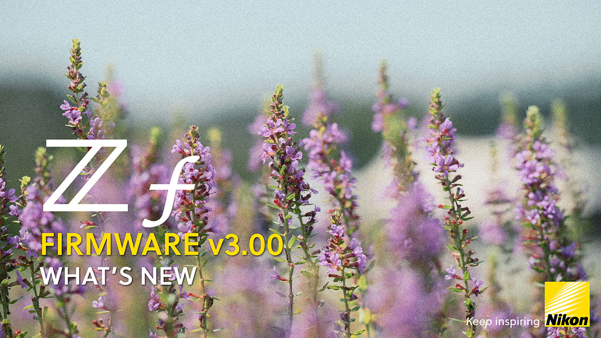 Nikon Z f | Verso de firmware 3.00 | Novidades