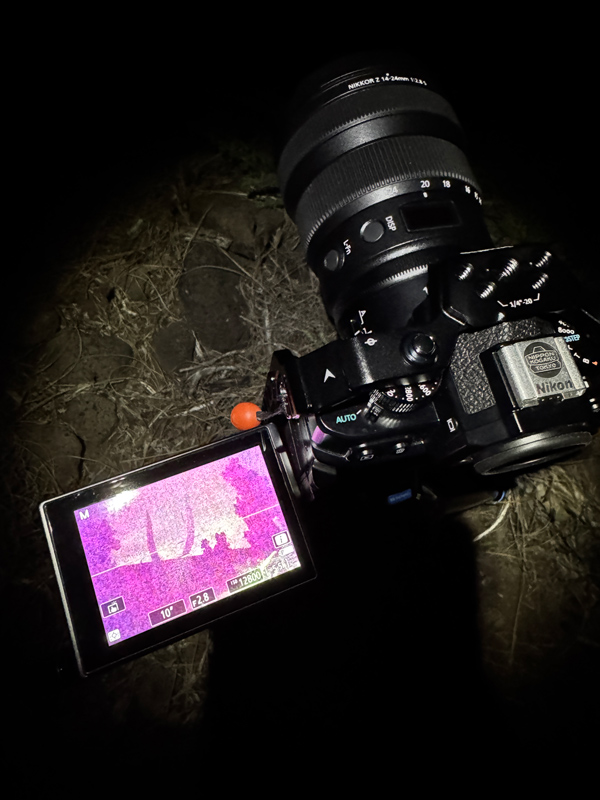 A funcionalidade Starlight View melhora a visibilidade do objeto no ecr, facilitando a focagem em condies de luminosidade extremamente baixa. Srgio Daz