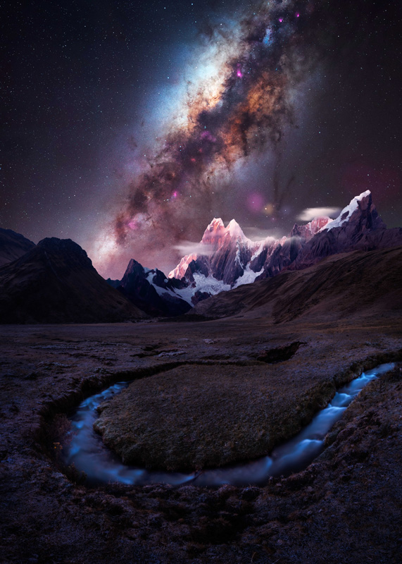 Cu  Nikon Z6a* + NIKKOR Z 20mm f/1.8 S, 20mm, 127 seg, f/4, ISO 2000. Paisagem  Z8 + NIKKOR Z 14-24mm f/2.8 S, 14mm, 20 seg, f/8, ISO 100. Angel Fux