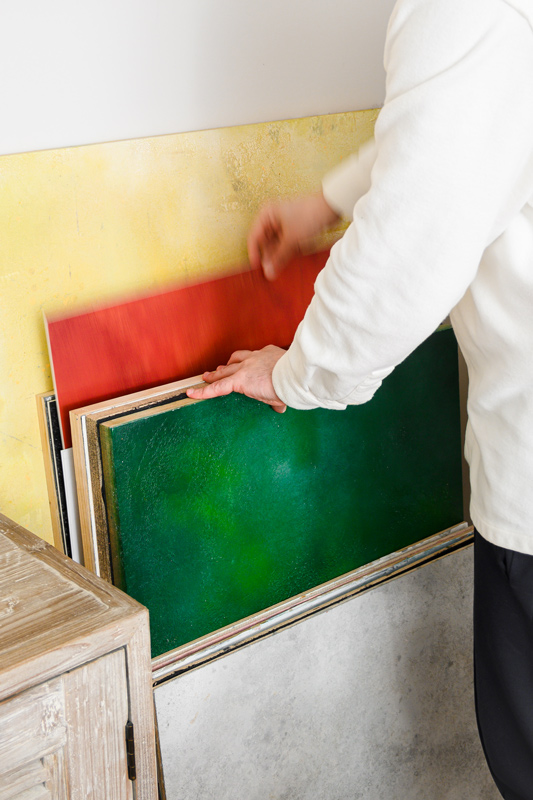 Sele��o de fundo e painel de inspira��o