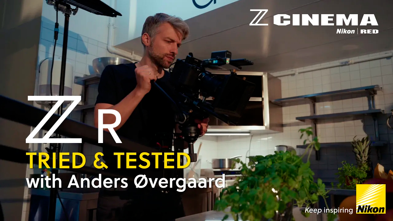 Nikon ZR | Grava��o de um an�ncio com o produtor criativo Anders �vergaard | Testado e comprovado